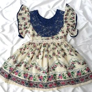 Five loaves Two fish Size 8 Girl's Floral Dress